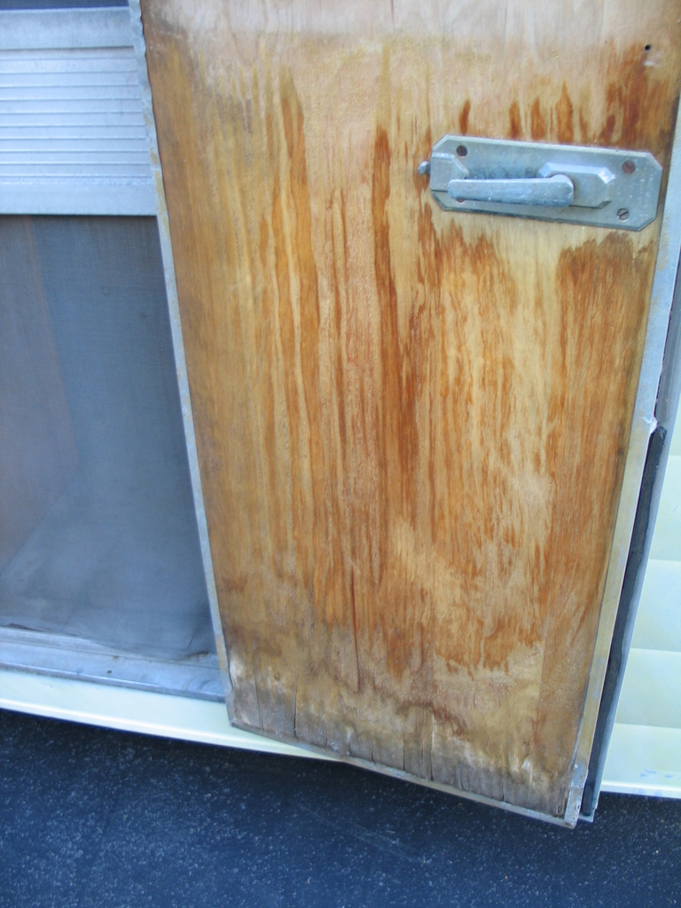 Nahaufnahme eines Fahrzeug-Türgriffs an einer Türtafel.